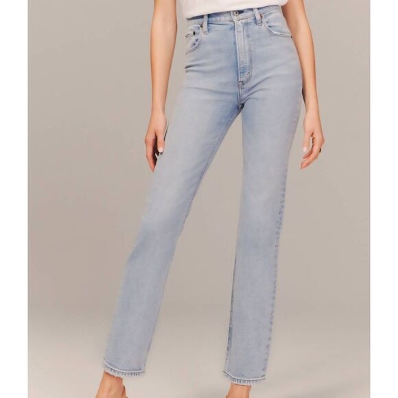 Abercrombie & Fitch Denim - NWT Abercrombie & Fitch Jeans Women's 25 Extra Long 90s Slim Straight High Rise